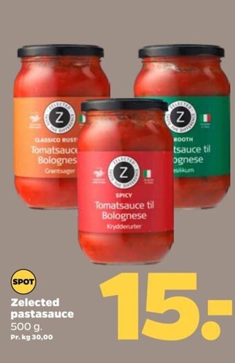 Netto Zelected pastasauce tilbud