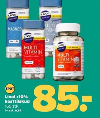 Netto Livol +10% kosttilskud tilbud