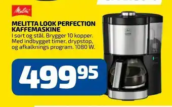 Davidsen Melitta look perfection kaffemaskine tilbud