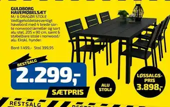 Davidsen Guldborg havemøbelsæt tilbud