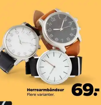 Herrearmbåndsur
