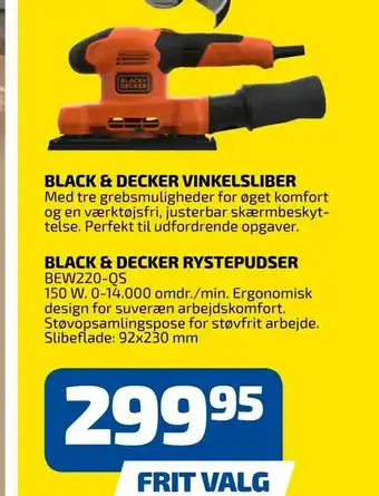 Davidsen Black & decker rystepudser tilbud