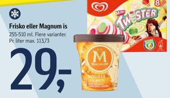 Føtex Frisko eller Magnum is tilbud