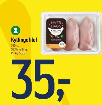 Føtex Kyllingefilet tilbud