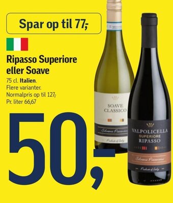 Ripasso Superiore eller Soave