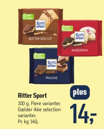 Føtex Ritter Sport tilbud