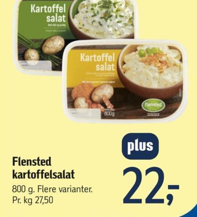Føtex Flensted kartoffelsalat tilbud