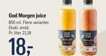 Føtex God Morgen juice tilbud