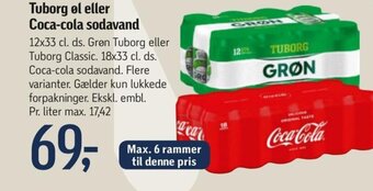 Føtex Tuborg el eller Coca-cola sodavand tilbud