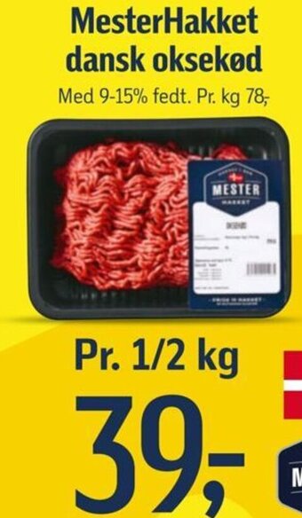 Føtex MesterHakket dansk oksekød tilbud
