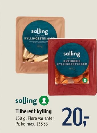 Tilberedt kylling