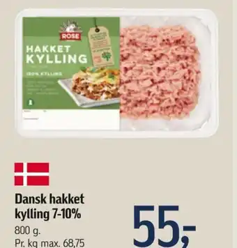 Dansk hakket kylling 7-10%