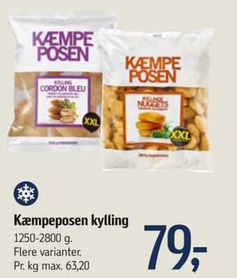 Føtex Kæmpeposen kylling tilbud
