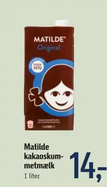 Føtex Matilde kakaoskum-metmælk 1 liter. tilbud