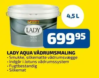 Davidsen Lady aqua vådrumsmaling tilbud