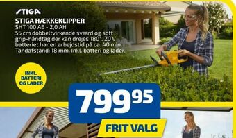 Davidsen Stiga hækkeklipper tilbud