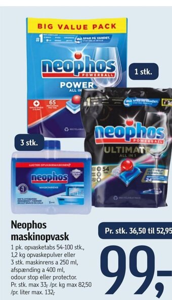 Føtex Neophos maskinopvask tilbud