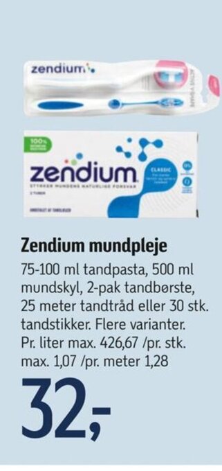 Føtex Zendium mundpleje tilbud