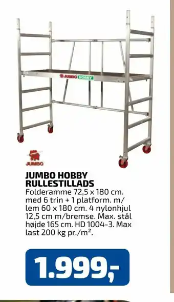 Davidsen Jumbo hobby rullestillads tilbud