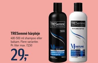 Føtex TRESemmé hårpleje tilbud