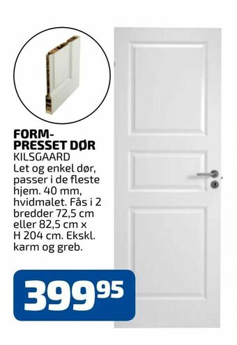 Davidsen Formpresset dør tilbud