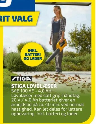 Davidsen Stiga løvblæser tilbud