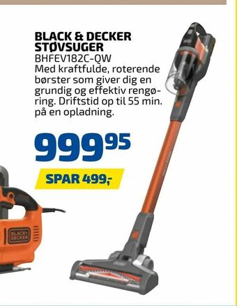 Davidsen Black & decker støvsuger tilbud