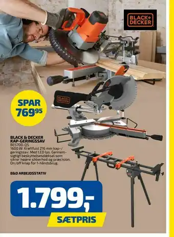 Davidsen Black & decker kap-geringssav tilbud