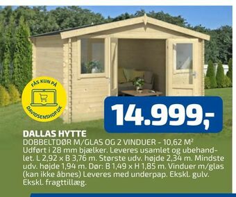 Davidsen Dallas hytte tilbud
