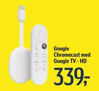 Føtex Google Chromecast med Google TV - HD tilbud
