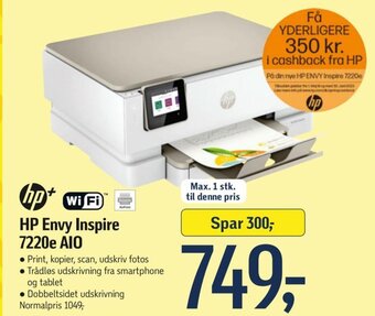 Føtex HP Envy Inspire 7220e AIO tilbud