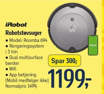 Føtex iRobot Robotstøvsuger tilbud