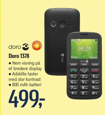 Føtex Doro 1378 tilbud