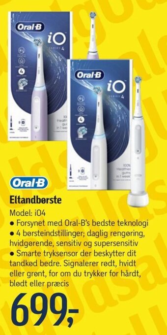 Føtex Oral-B Eltandbørste tilbud