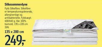 Føtex Silkesommerdyne tilbud