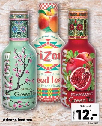 Lidl Arizona iced tea tilbud