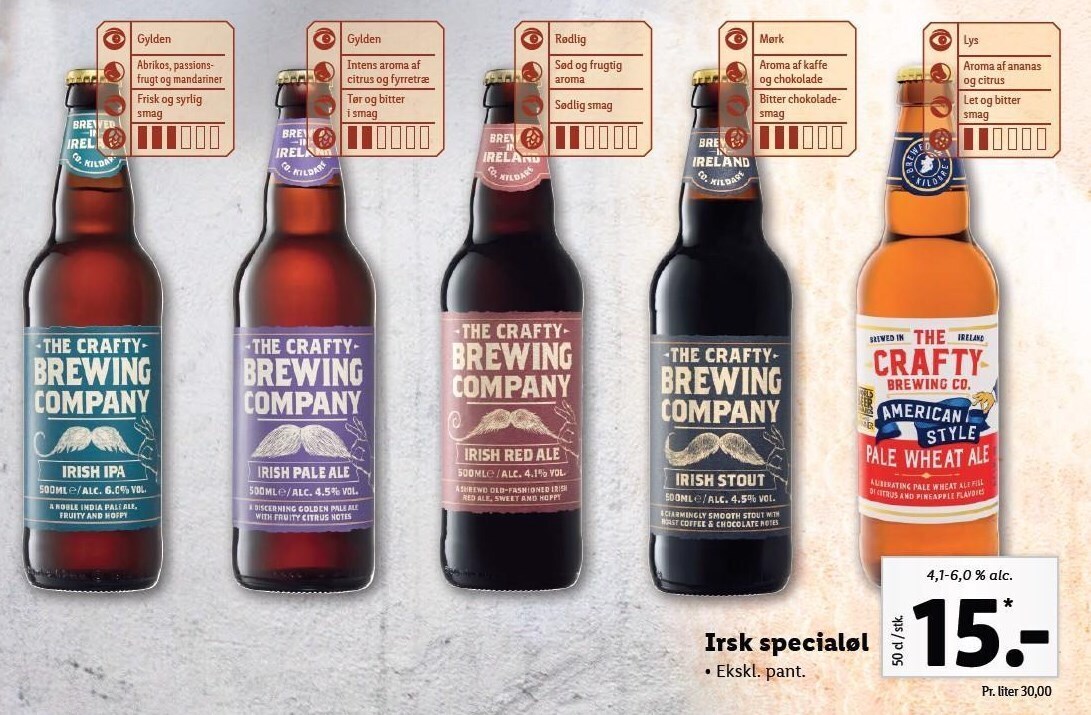 Lidl Irsk specialøl tilbud