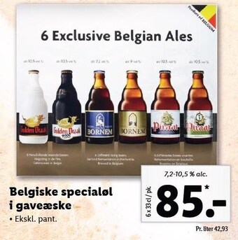 Lidl Belgiske specialøl i gaveæske tilbud