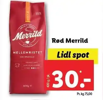 Rød merrild