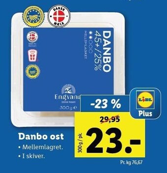 Lidl Danbo ost tilbud