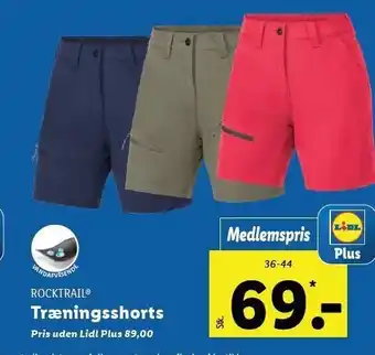 Lidl Rocktrail træningsshorts tilbud