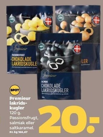 Netto Premieur lakridskugler tilbud