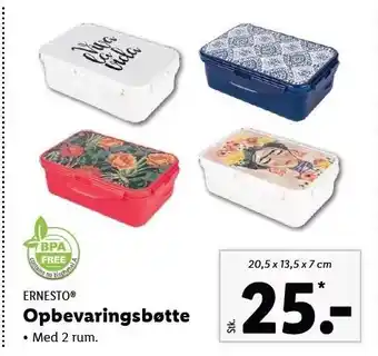 Lidl Ernesto opbevaringsbøtte tilbud