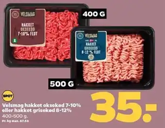 Netto Velsmag hakket oksekød el. hakket frisekød tilbud
