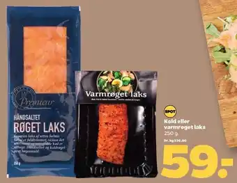 Netto Kold el. varmtøget laks tilbud