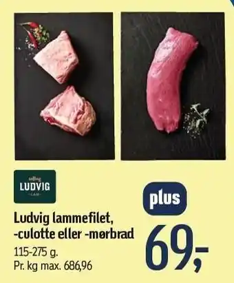 Føtex Ludvig lammefilet,- culotte eller - mørbrad - medlemspris tilbud