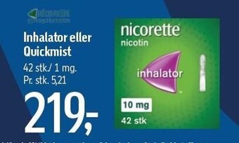 Føtex Inhalator el. quickmist tilbud