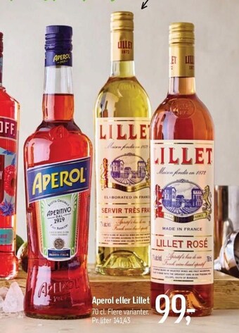 Føtex Aperol eller lillet tilbud