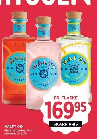 MENY Malfy gin tilbud