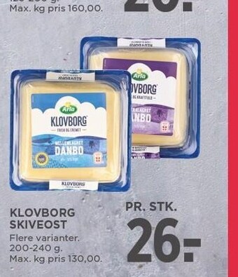 MENY Klovborg skiveost tilbud